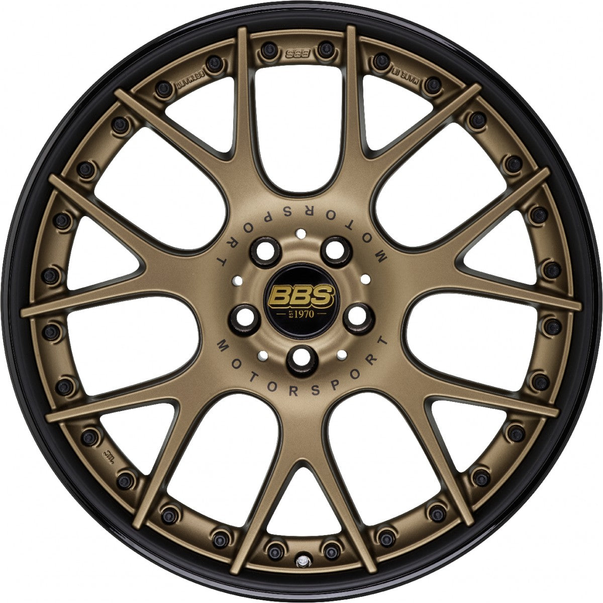 BBS CH-RII bronze matt schwarz Alufelge 9x20 Zoll ET48 LK 5x130 ML71.6 – Bild 2