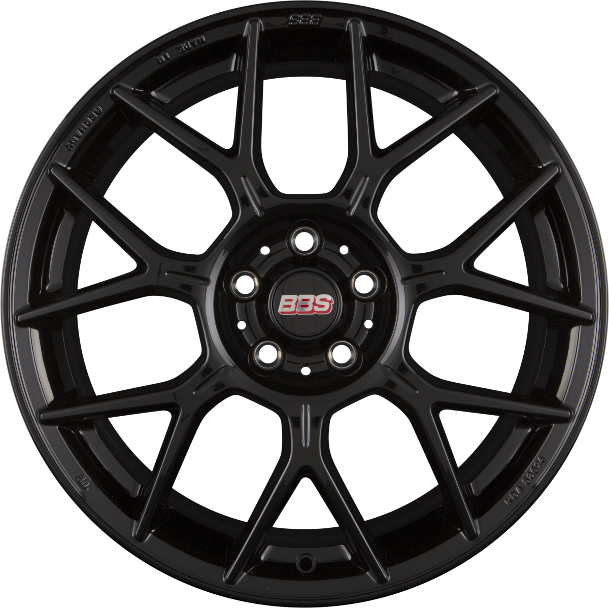 BBS XR schwarz Alufelge 7.5x17 Zoll ET45 LK 5x112 ML82 – Bild 4