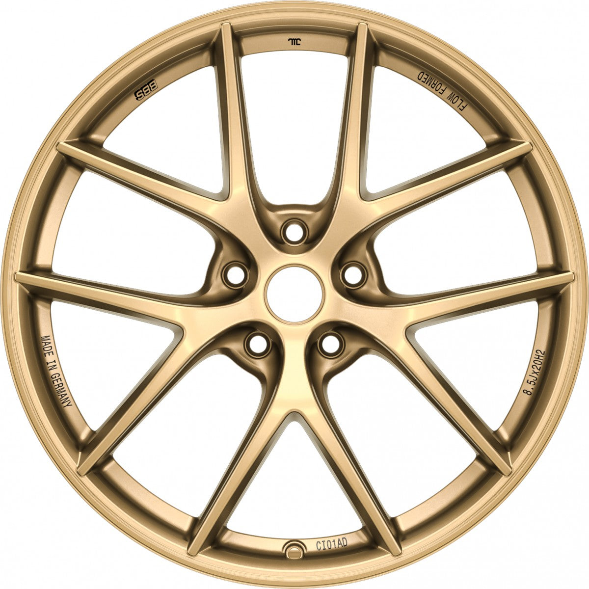 BBS CI-R AD racing gold 10.5x19 ET41.5 - LK5/117.5 ML70.05