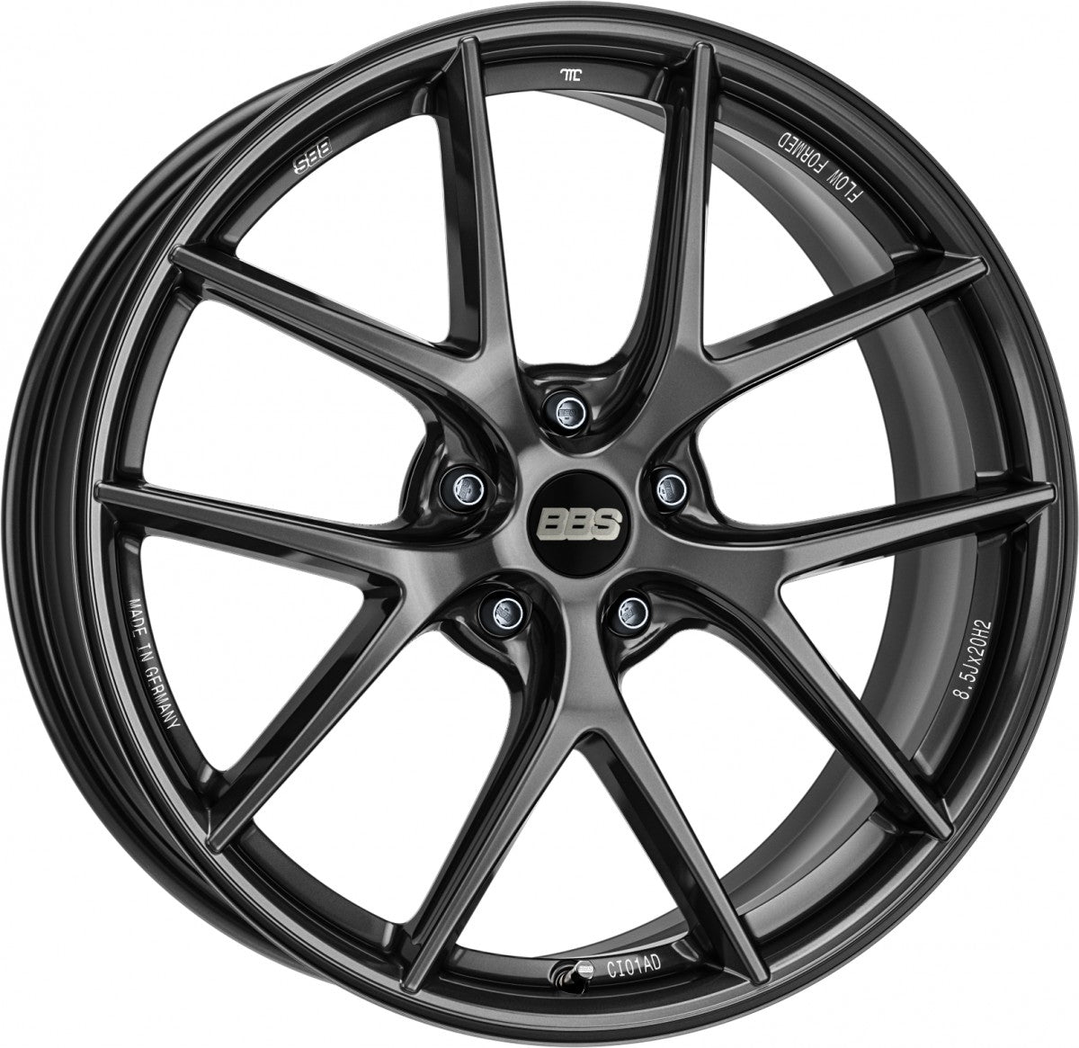 BBS CI-R AD diamond black 9x21 ET65.5 - LK5/117.5 ML70.05