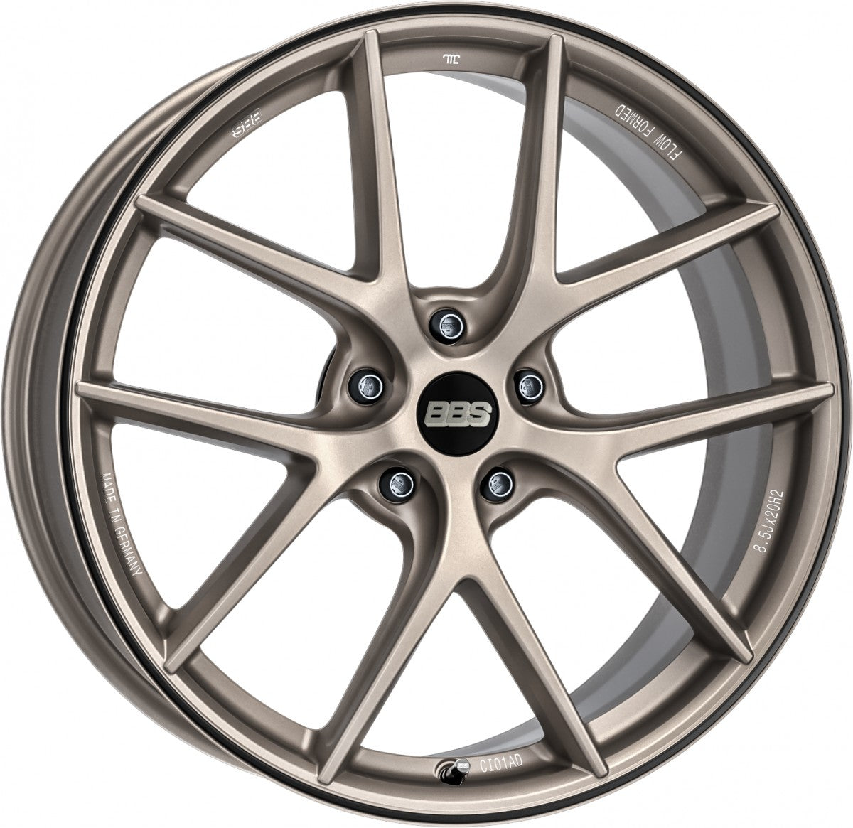 BBS CI-R AD weißgold 8.5x19 ET52.5 - LK5/117.5 ML70.05