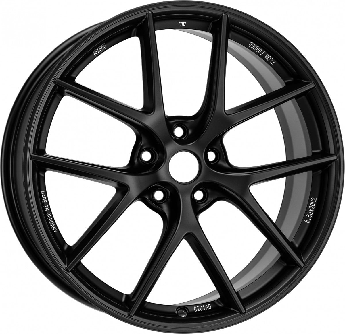 BBS CI-R AD schwarz matt 11.5x21 ET47 - LK5/117.5 ML70.05