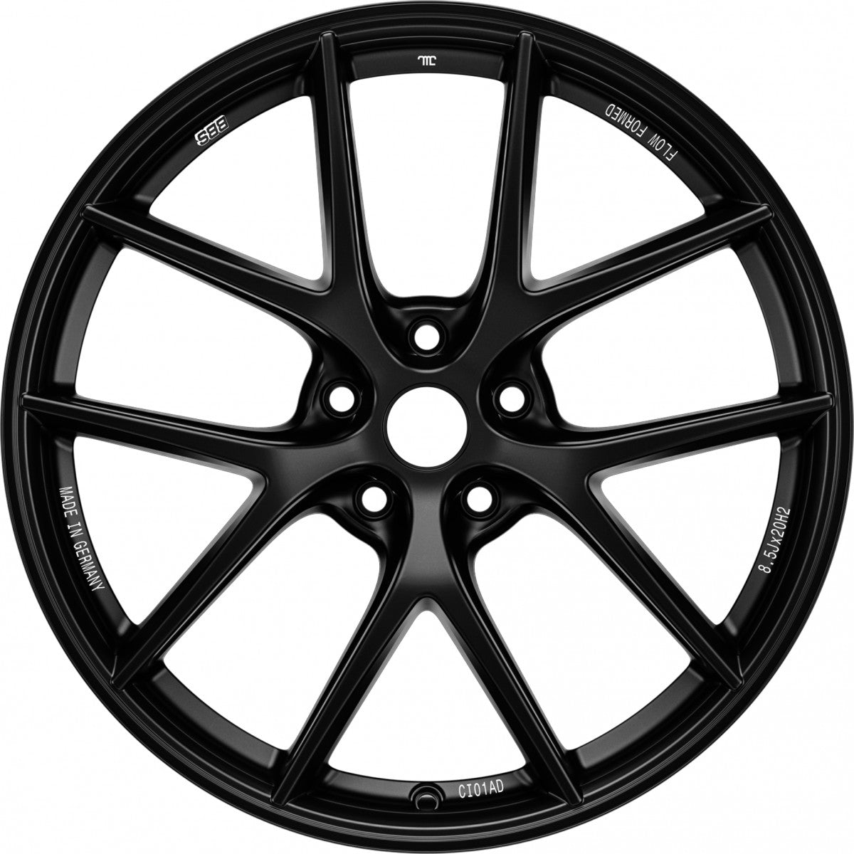 BBS CI-R AD schwarz matt 11.5x21 ET47 - LK5/117.5 ML70.05