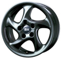 RH Alurad AH Turbo racing schwarz lackiert Alufelge 11x18 Zoll ET52 LK 5x130 ML71.5