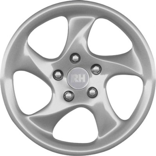 RH Alurad AH Turbo sport-silber lackiert Alufelge 10x18 Zoll ET40 LK 5x130 ML71.5 – Bild 2