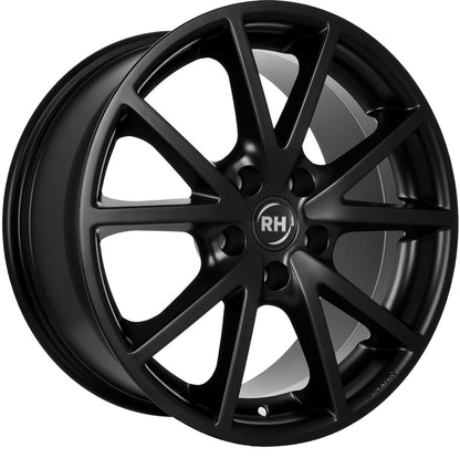 RH Alurad DE Sports racing schwarz lackiert 8x18 ET45 - LK5/112 ML72.6