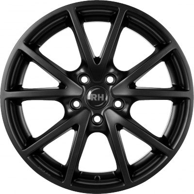 RH Alurad DE Sports racing schwarz lackiert 8x18 ET45 - LK5/112 ML72.6