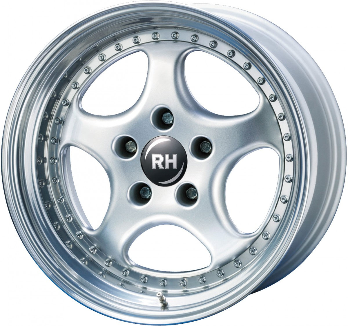 RH Alurad P Rad silber horn hochglanz poliert 10x18 ET54 - LK5/130 ML71.5