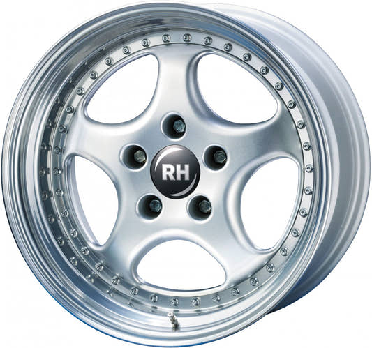 RH Alurad P Rad silber horn hochglanz poliert 8.5x18 ET46 - LK5/130 ML71.5