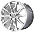 RH Alurad GT sterlingsilber lackiert Alufelge 11x19 Zoll ET48 LK 5x130 ML71.5