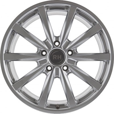 RH Alurad GT sterlingsilber lackiert 11x19 ET48 - LK5/130 ML71.5