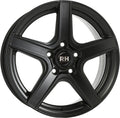 RH Alurad AR4 racing schwarz lackiert Alufelge 6.5x15 Zoll ET45 LK 5x112 ML72.6