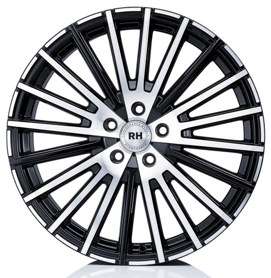 RH Alurad WM Flowforming schwarz voll poliert 10x20 ET50 - LK5/130 ML71.5