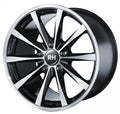 RH Alurad GT schwarz voll poliert Alufelge 10.5x21 Zoll ET40 LK 5x120 ML74.1