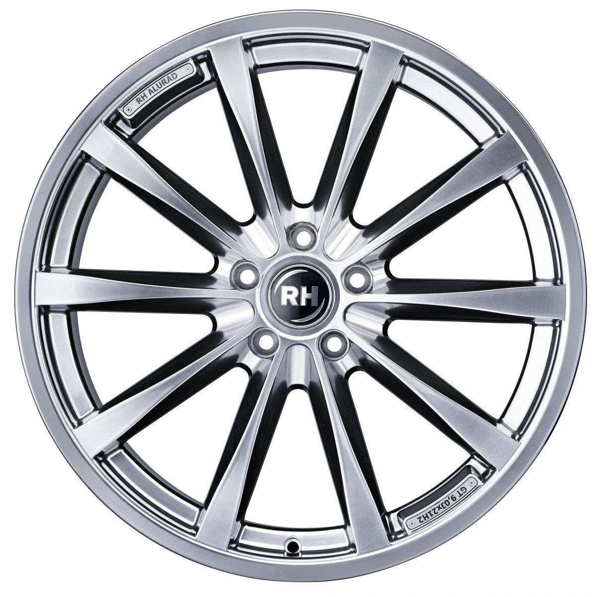 RH Alurad GT hyper anthrazit 11.5x21 ET65 - LK5/130 ML71.5