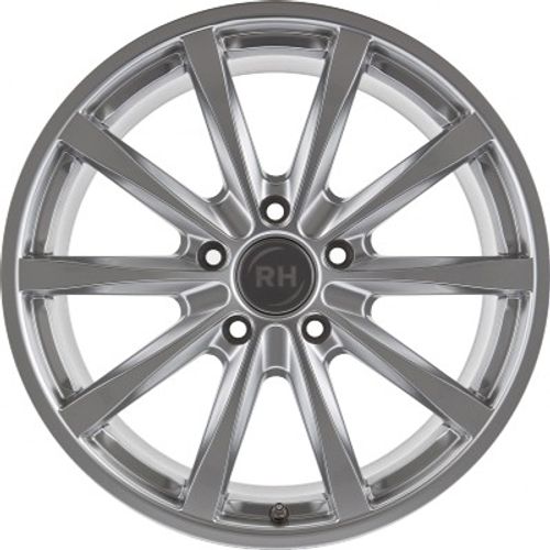 RH Alurad GT sterlingsilber lackiert Alufelge 8.5x19 Zoll ET45 LK 5x120 ML74.1 – Bild 2