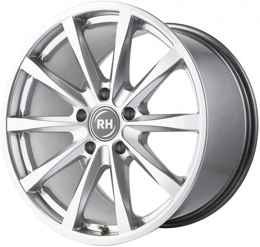RH Alurad GT sterlingsilber lackiert Alufelge 10x19 Zoll ET45 LK 5x120 ML74.1