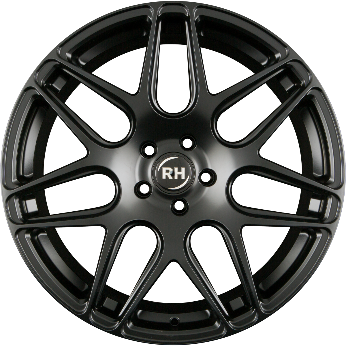 RH Alurad RB11 racing schwarz lackiert Alufelge 9x20 Zoll ET35 LK 5x127 ML71.5 – Bild 2