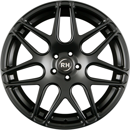 RH Alurad RB11 racing schwarz lackiert Alufelge 9x20 Zoll ET35 LK 5x127 ML71.5 – Bild 2