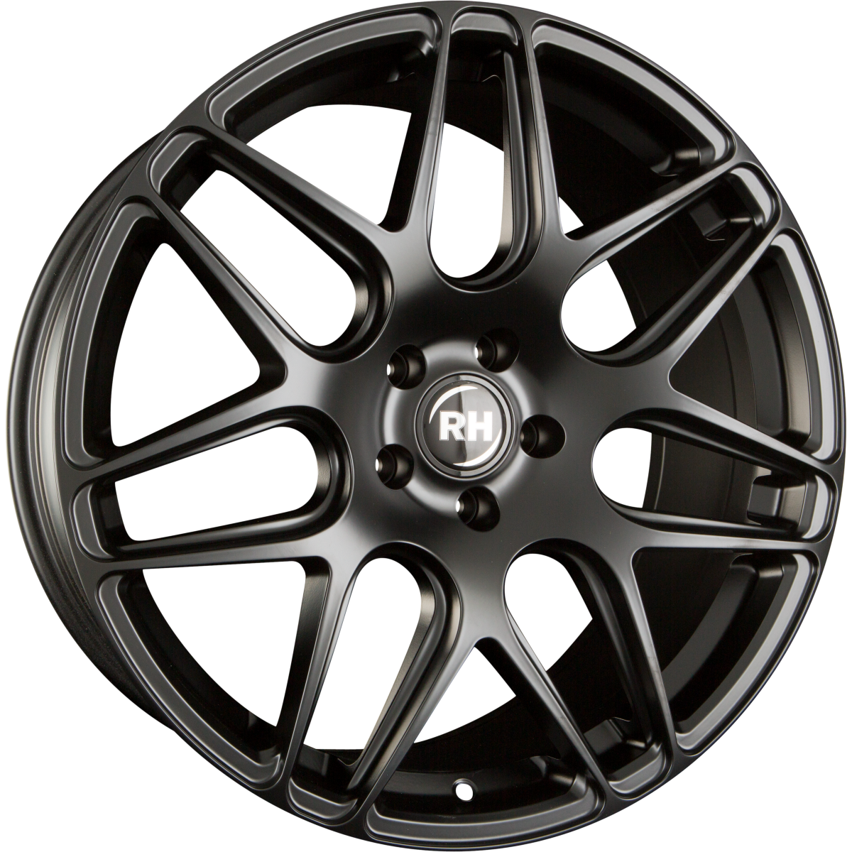 RH Alurad RB11 racing schwarz lackiert Alufelge 9x20 Zoll ET35 LK 5x127 ML71.5 – Bild 3