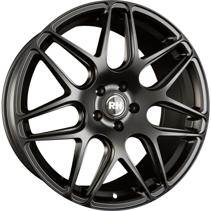 RH Alurad RB11 racing schwarz lackiert Alufelge 9x20 Zoll ET35 LK 5x127 ML71.5 – Bild 3