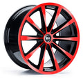 RH Alurad GT color polished - red Alufelge 10x19 Zoll ET45 LK 5x112 ML72.6