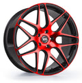 RH Alurad RB11 color polished - red Alufelge 9x20 Zoll ET55 LK 5x112 ML72.6