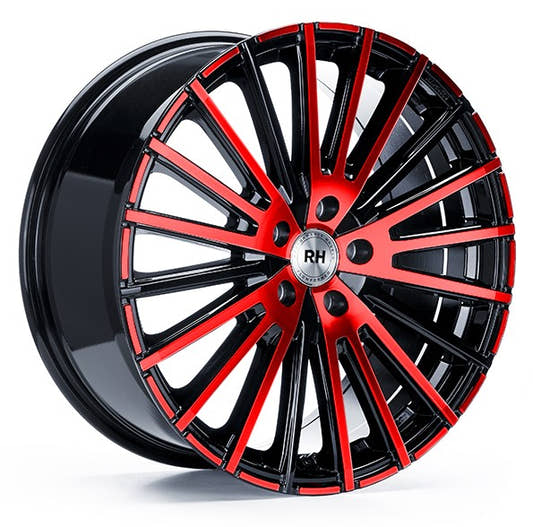 RH Alurad WM Flowforming color polished - red 10x20 ET50 - LK5/130 ML71.5