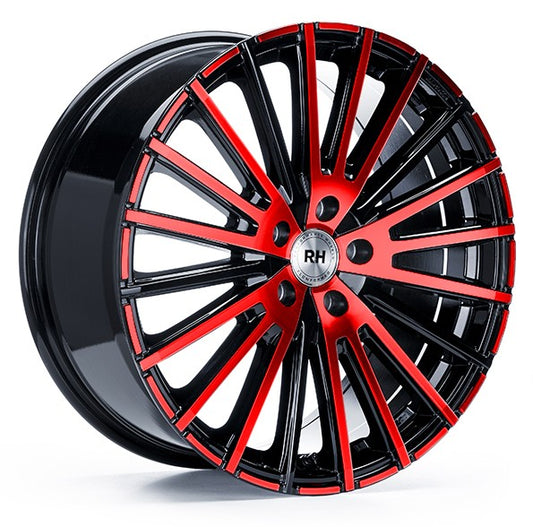 RH Alurad WM Flowforming color polished - red 9x20 ET26 - LK5/112 ML66.45