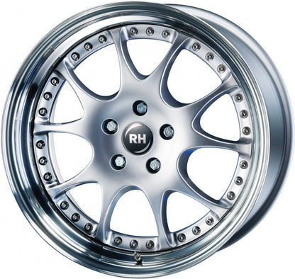 RH Alurad MK Dynamik silber horn hochglanz poliert 10x18 ET79 - LK5/112 ML158