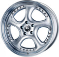 RH Alurad Turbo P silber Horn hochglanz poliert 11x18 ET69 - LK5/112 ML158