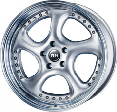 RH Alurad Turbo P silber Horn hochglanz poliert Alufelge 11x18 Zoll ET69 LK 5x112 ML158