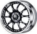 RH Alurad RMK Dynamik schwarz mit Edelstahlhorn Alufelge 10x18 Zoll ET55 LK 5x112 ML158