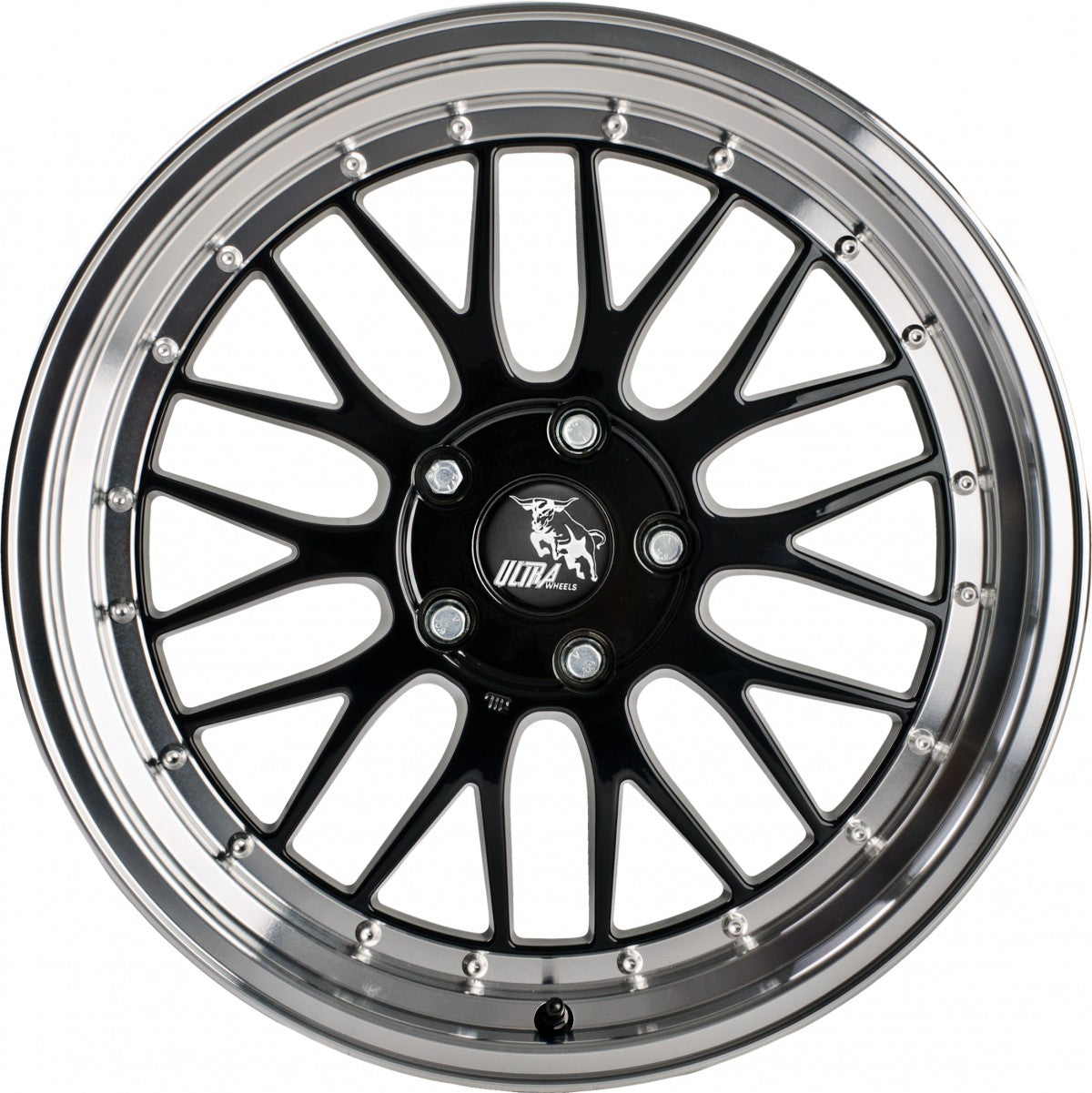Ultra Wheels UA3 LM black / lip polished Alufelge – Bild 2