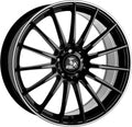 Ultra Wheels UA4 Speed black / rim polished Alufelge 8.5x19 Zoll ET32 LK 5x112 ML66.5