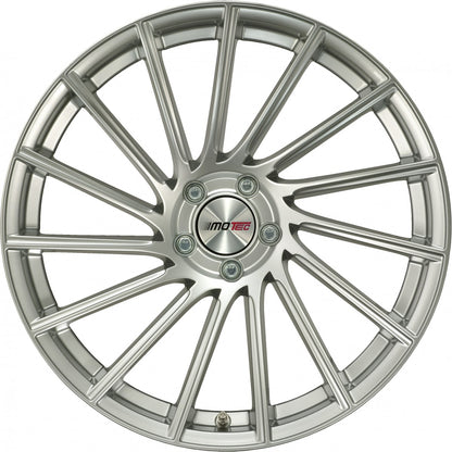Motec Tornado high gloss silver 10.5x21 ET45 - LK5/120 ML72.6