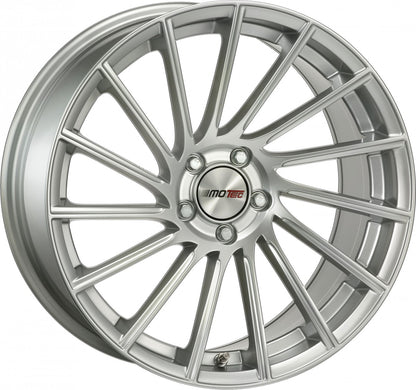 Motec Tornado high gloss silver 10.5x21 ET15 - LK5/112 ML66.5