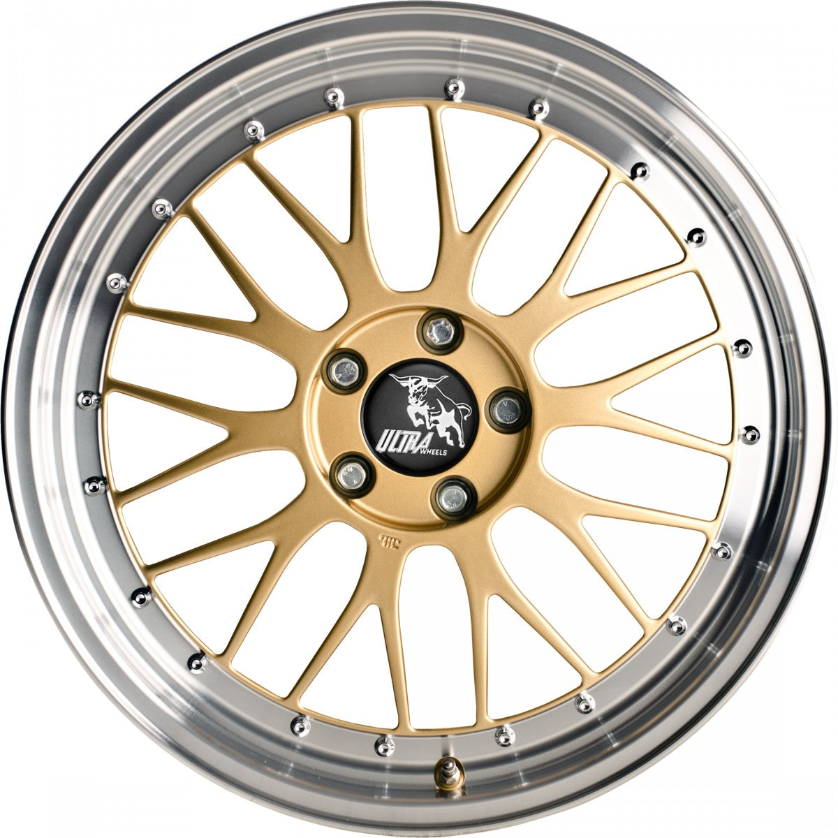 Ultra Wheels UA3 LM gold Alufelge 9.5x19 Zoll ET35 LK 5x120 ML72.6 – Bild 2