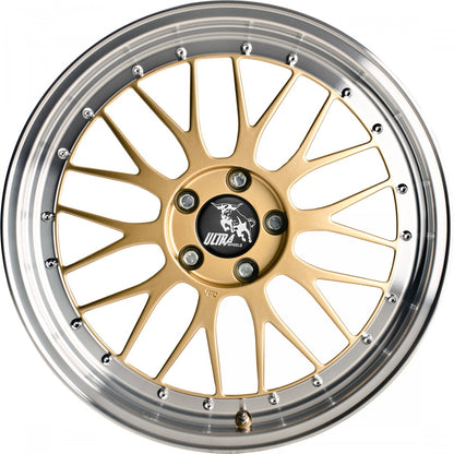 Ultra Wheels UA3 LM gold Alufelge 9.5x19 Zoll ET35 LK 5x120 ML72.6 – Bild 2