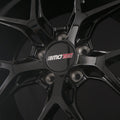 Motec Ultimate (MCR4) Black Painted - Schwarz Glänzend Alufelge 8x18 Zoll ET50 LK 5x114.3 ML72.6 – Bild 2