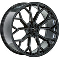 Motec Bull (MCT17) Schwarz Lackiert Alufelge 8.5x19 Zoll ET30 LK 5x112 ML66.6