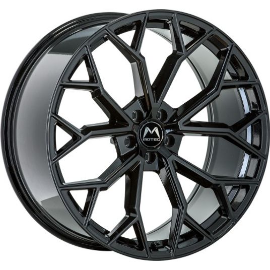 Motec Bull (MCT17) Schwarz Lackiert Alufelge 8.5x19 Zoll ET30 LK 5x112 ML66.6