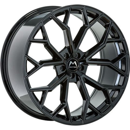 Motec Bull (MCT17) Schwarz Lackiert Alufelge 8.5x19 Zoll ET30 LK 5x112 ML66.6