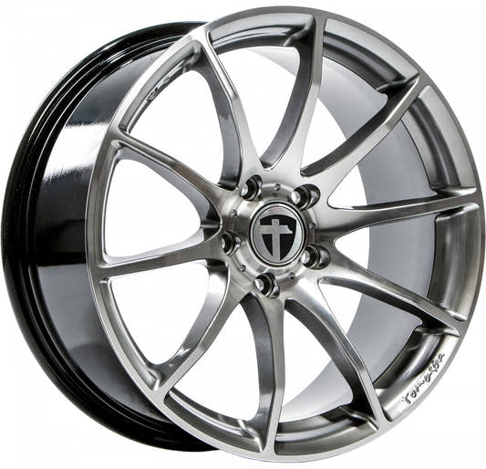 Tomason TN1 hyperblack polished Alufelge 8x17 Zoll ET35 LK 4x108 ML63.4