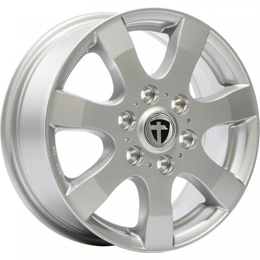 Tomason TN3F silver painted 6.5x16 ET50 - LK5/120 ML65.1