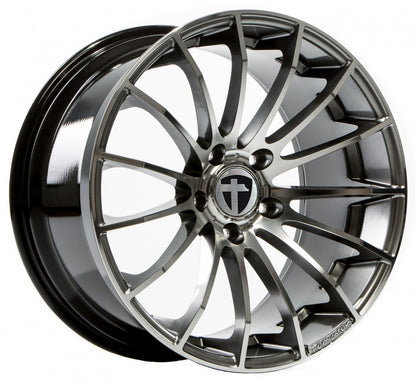 Tomason TN9 hyperblack diamond polished Alufelge 8.5x19 Zoll ET45 LK 5x112 ML72.6