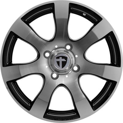Tomason TN3F black polished 6.5x16 ET50 - LK5/120 ML65.1