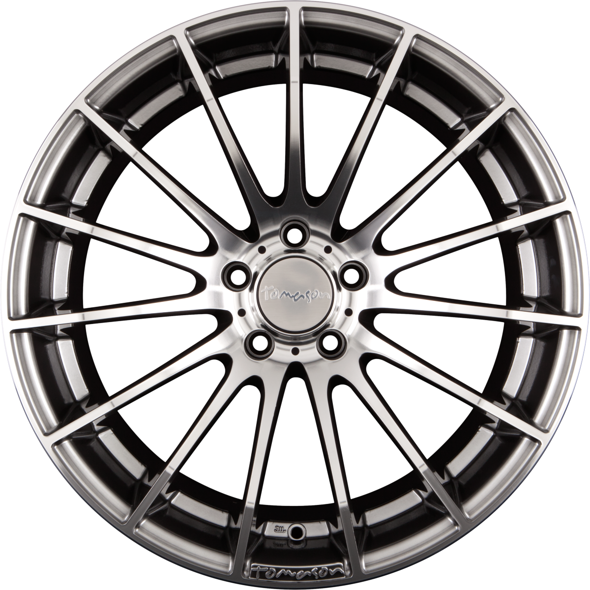 Tomason TN9 hyperblack diamond polished Alufelge 11x20 Zoll ET56 LK 5x130 ML71.6 – Bild 4