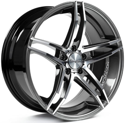 Tomason TN12 dark hyperblack polished 8.5x19 ET40 - LK5/108 ML72.6