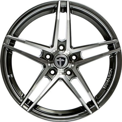 Tomason TN12 dark hyperblack polished Alufelge 8.5x19 Zoll ET40 LK 5x108 ML72.6 – Bild 2